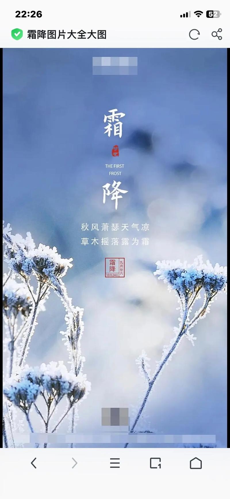 霜降下一个节气是什么时候，霜降以后下一个节气是什么？-第2张图片-屿企百科网