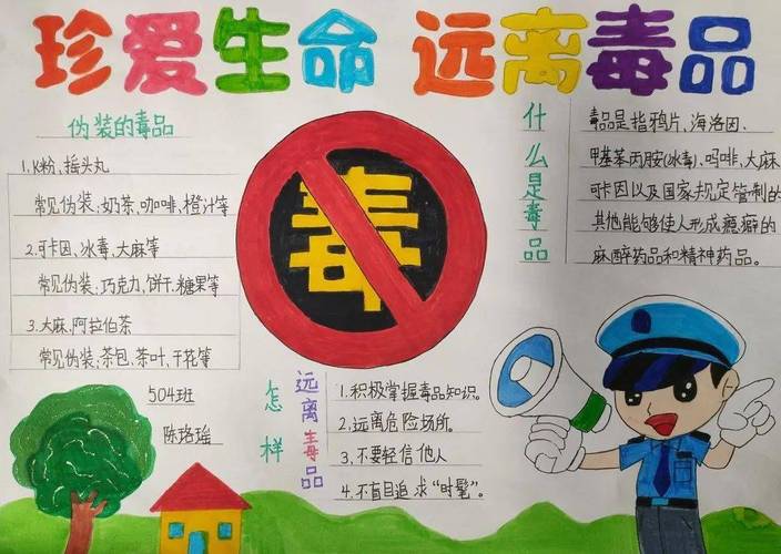 禁毒手抄报内容怎么写，禁毒手抄报内容怎么写 简单