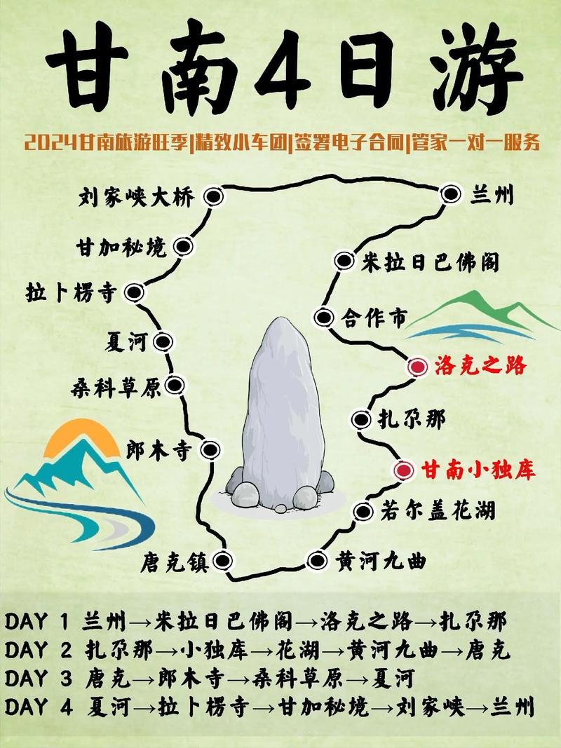 甘南旅游最佳路线图，甘南旅游最佳路线图自驾？-第1张图片-屿企百科网