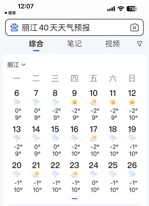 丽江实时天气预报,丽江实时天气预报15天?-第3张图片-屿企百科网 丽江实时天气预报,丽江实时天气预报15天?-第3张图片-屿企百科网
