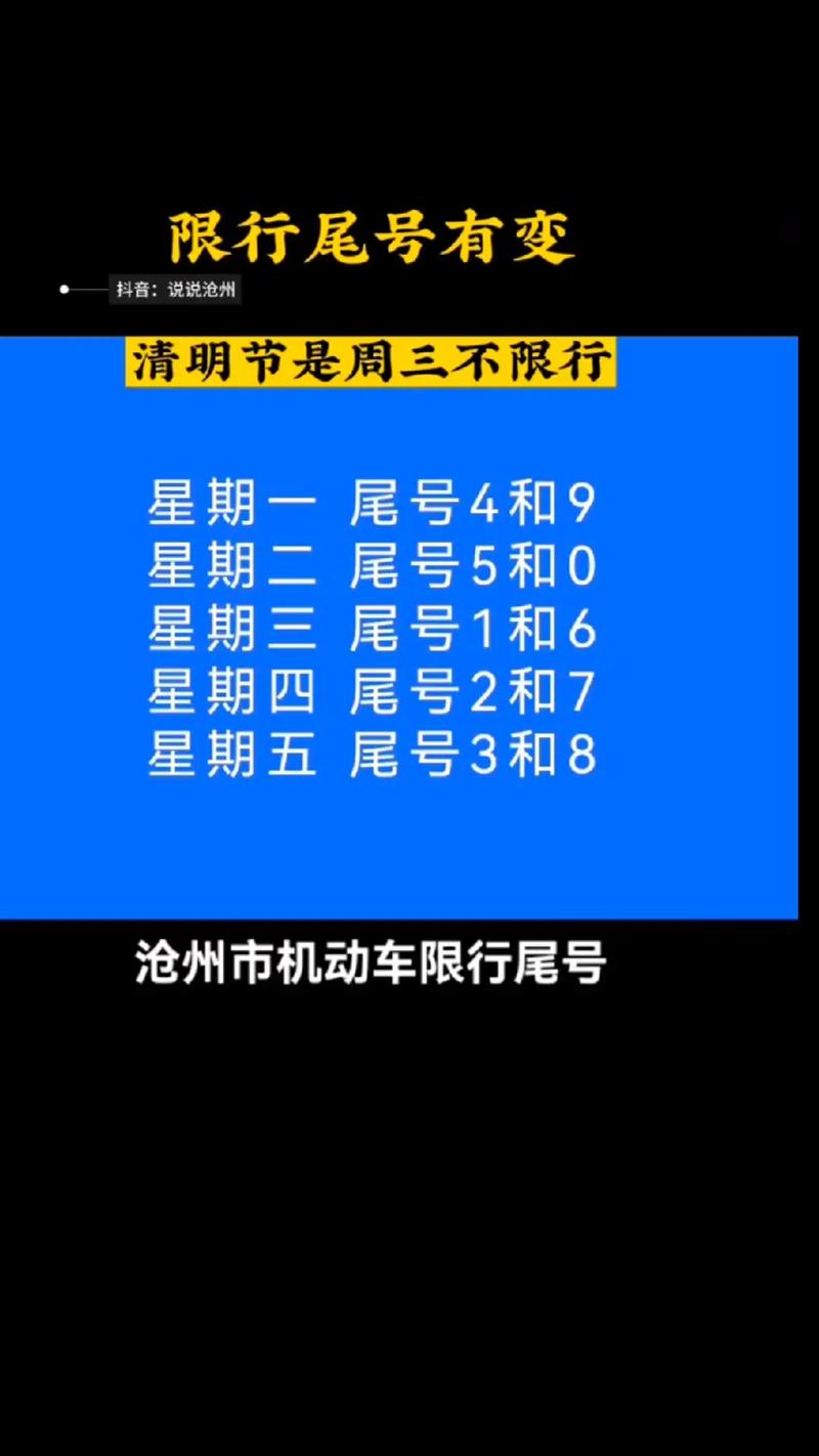 沧州东光限号今天限几号，沧州东光县限行通知最新？-第5张图片-屿企百科网