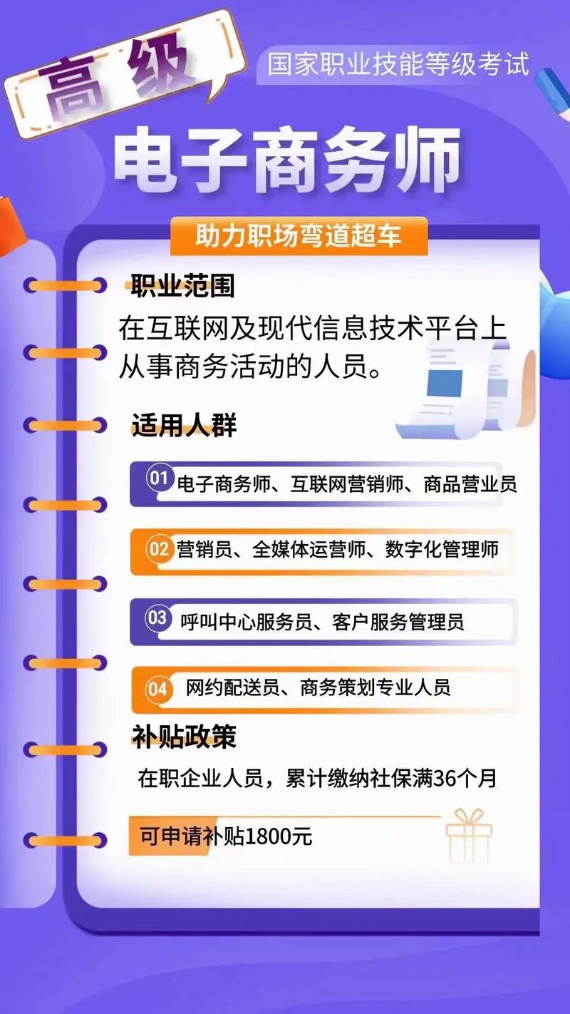 电子商务师考试时间是多久？为什么要报考？，电子商务师考试大纲及要求？-第2张图片-屿企百科网