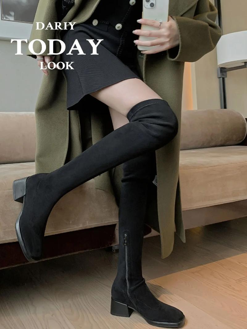 过膝靴系带好还是拉链好，过膝靴系带怎么系-第7张图片-屿企百科网