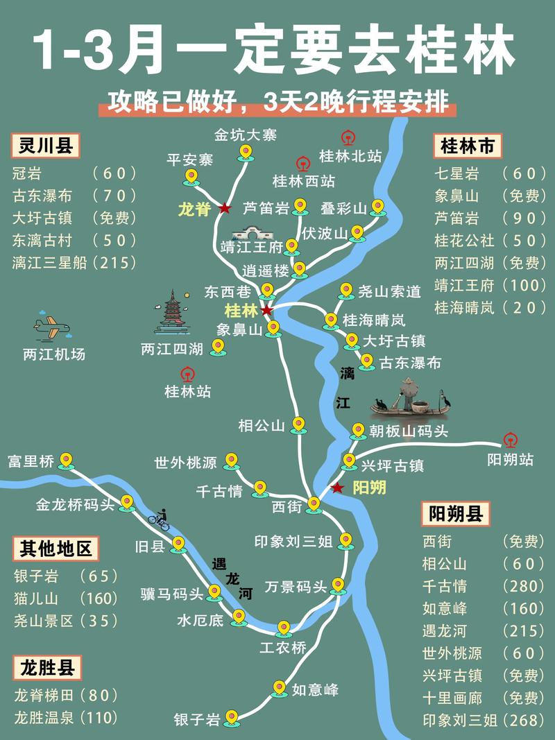 桂林旅游详细路线？桂林旅游路线推荐？