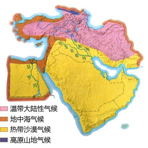 中东有哪些气候，中东主要的气候类型和气候特征-第2张图片-屿企百科网