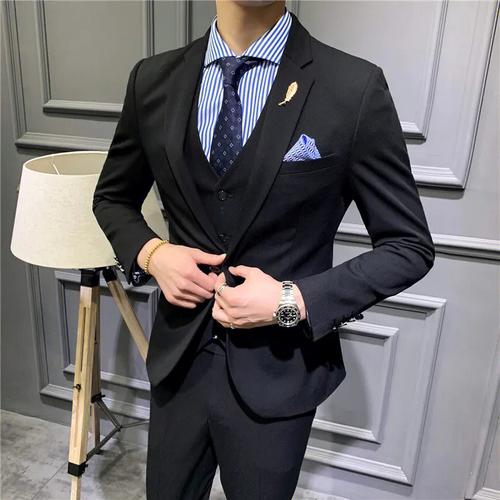 黑色西服粘毛正常吗？西服 黑色？-第4张图片-屿企百科网