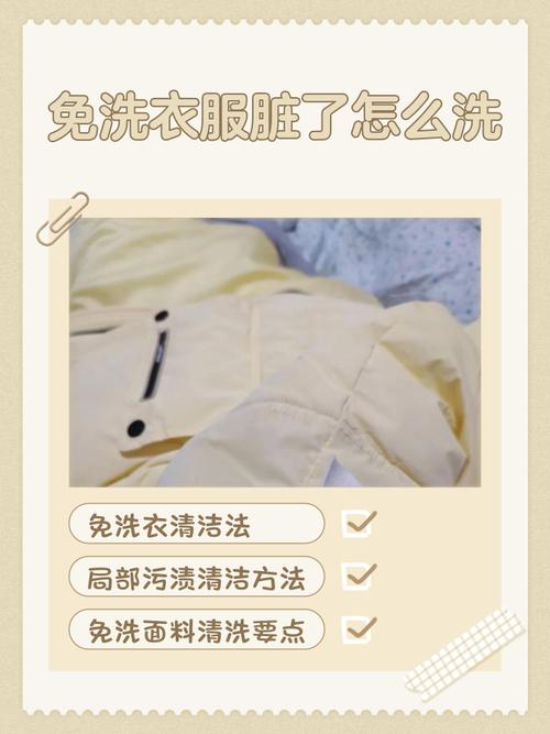 免洗衣服怎么除污，免洗衣服用什么擦掉啊-第3张图片-屿企百科网