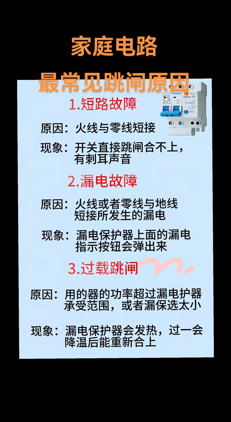 电路跳闸的原因是什么，电路跳闸的原因是什么引起的？-第5张图片-屿企百科网