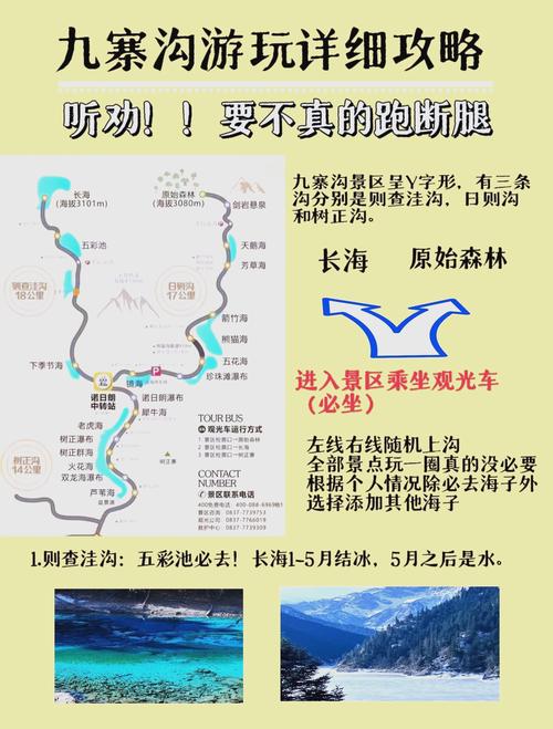 九寨沟旅游路线示意图，九寨沟旅游景点线路？-第5张图片-屿企百科网