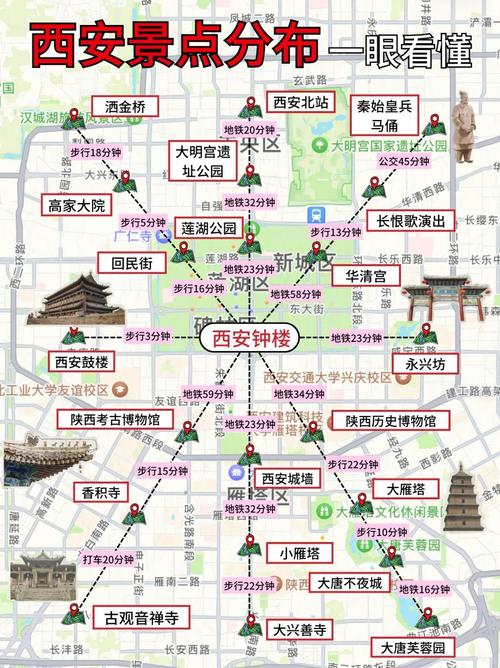 西安地图旅游景点,西安市旅游地图景点分布图?-第5张图片-屿企百科网 西安地图旅游景点,西安市旅游地图景点分布图?-第5张图片-屿企百科网