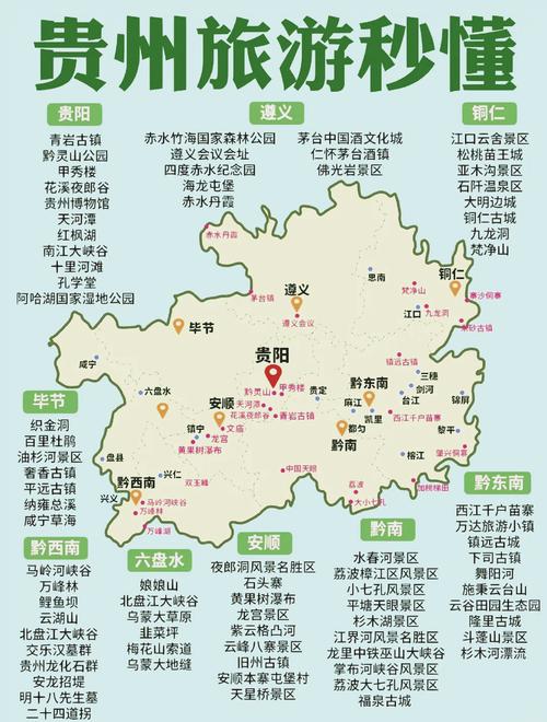 贵州旅游地图自驾车全图？贵州旅游地图自驾车全图最新？-第2张图片-屿企百科网