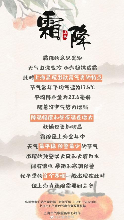 霜降气温一般多少，霜降节气的温度是多少-第5张图片-屿企百科网