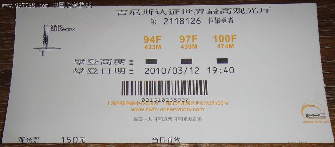 上海环球金融中心观光厅门票？上海环球金融中心观光厅门票怎么买？-第1张图片-屿企百科网