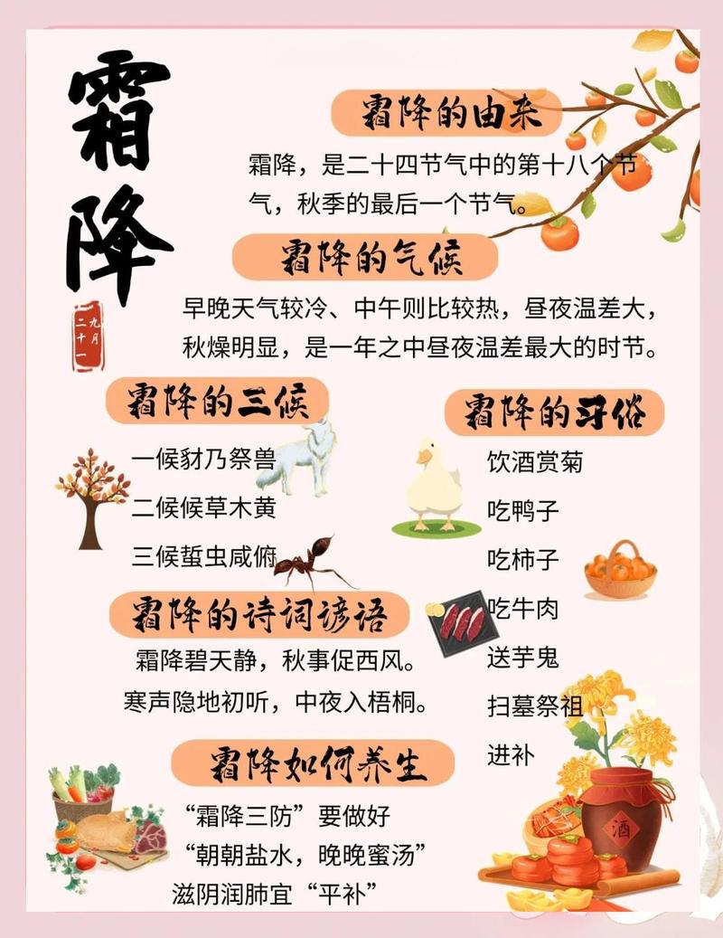 霜降节气的含义是什么，霜降节气释义，霜降节气知多少-第4张图片-屿企百科网