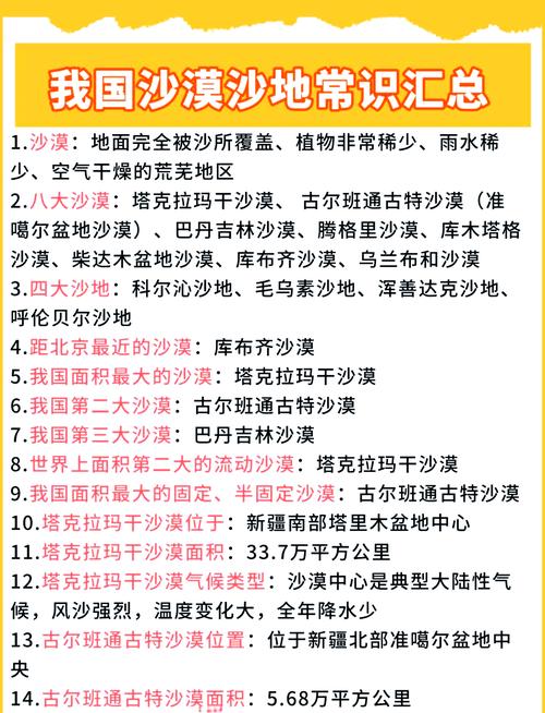 我国的八大沙漠是什么，中国的八大沙漠分布在哪个省？-第3张图片-屿企百科网