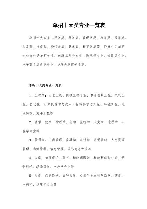 单招一类专业二类专业分别是什么，学什么专业好，单招一类二类三类四类五类是什么意思？-第1张图片-屿企百科网