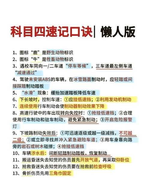 科目四是什么意思？？科目一必考题？-第1张图片-屿企百科网