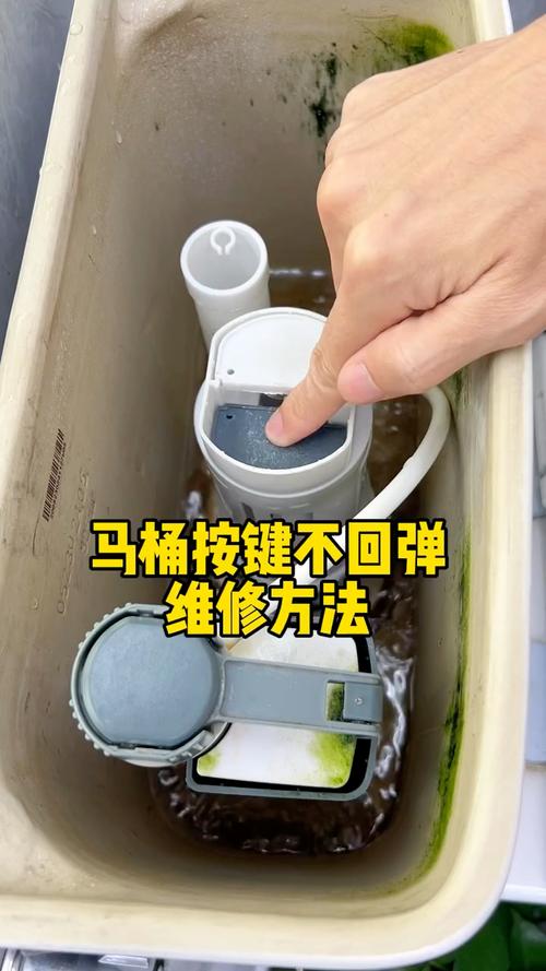马桶水箱按键不动是什么原因，马桶按钮不回弹怎么修？马桶水箱按钮按下去发空不出水？-第6张图片-屿企百科网