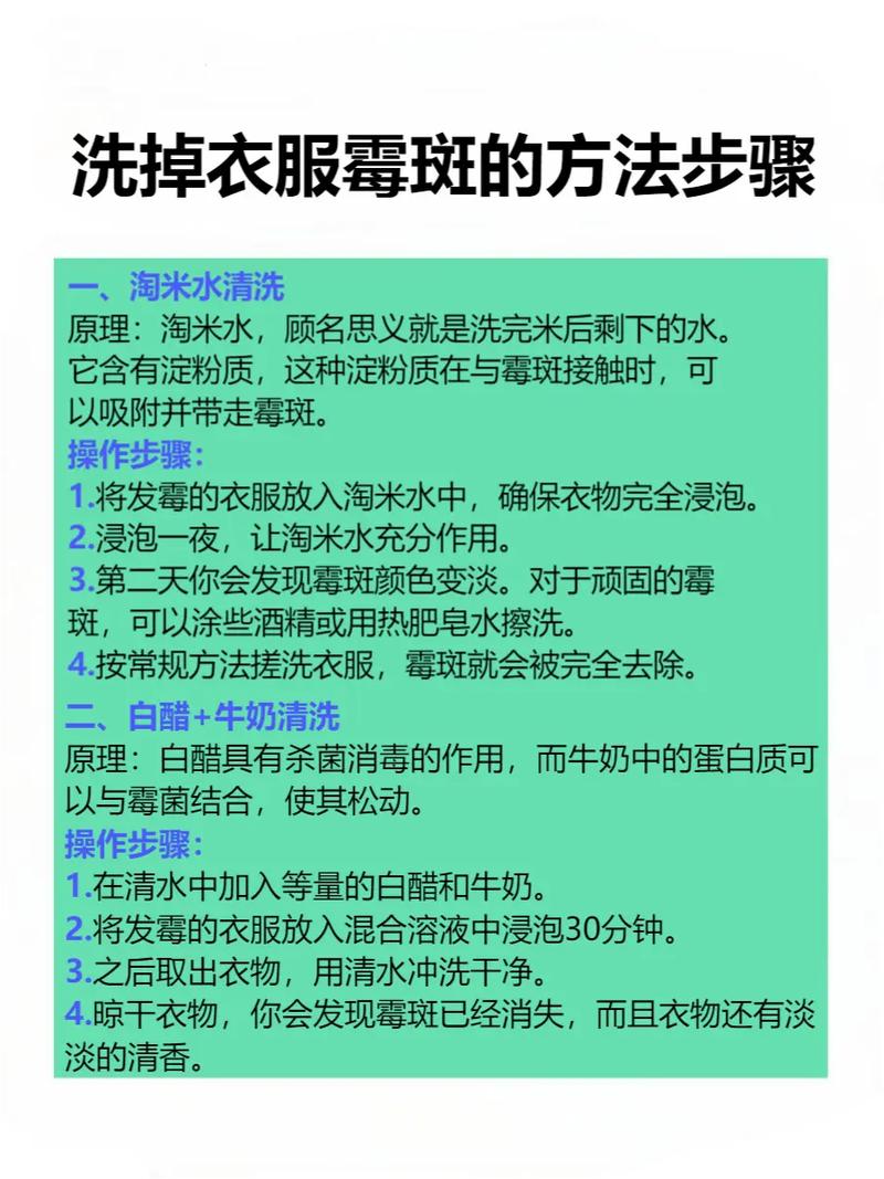 衣服发霉用什么方法可以去除，衣服发霉怎么快速去除？-第1张图片-屿企百科网