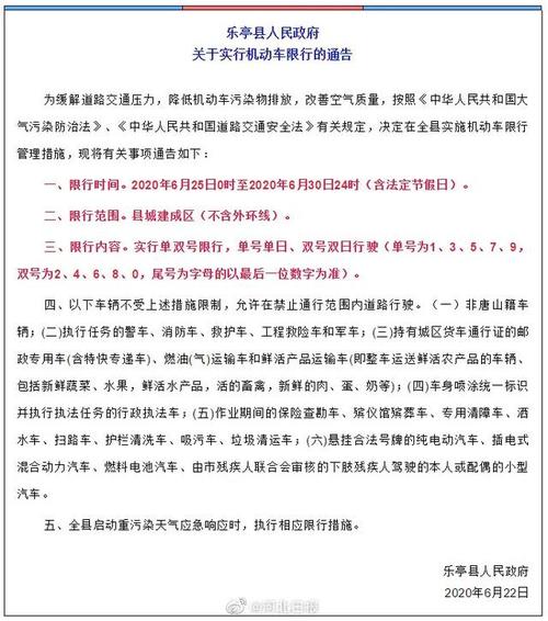 乐亭今日限号限几，乐亭今天限号的尾号是多少-第5张图片-屿企百科网