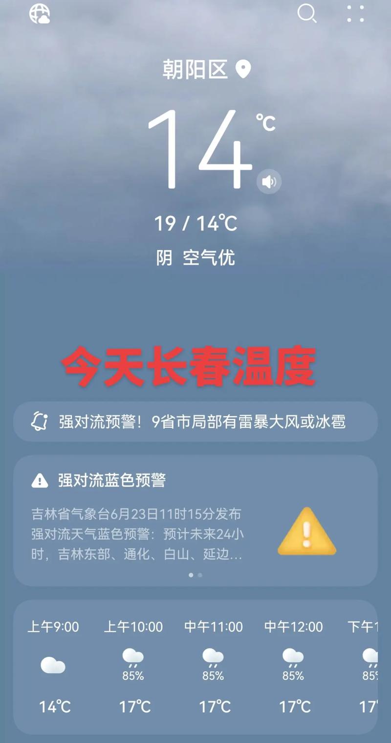 长春今天最低气温多少度，长春今天最低气温和比较高气温？-第5张图片-屿企百科网
