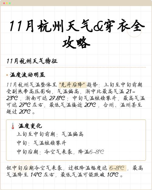 杭州11月最冷气温？杭州11月份温度是多少？-第6张图片-屿企百科网